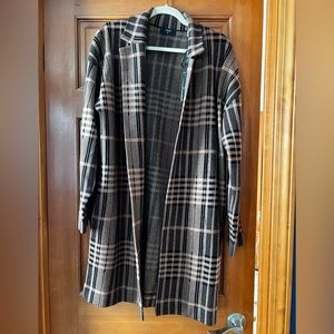 NWT Tahari Long Sweater/Coatagan